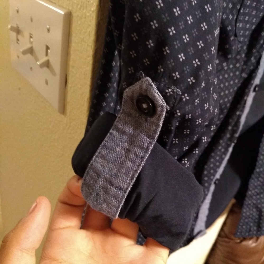 Blue button down - Picture 3 of 3